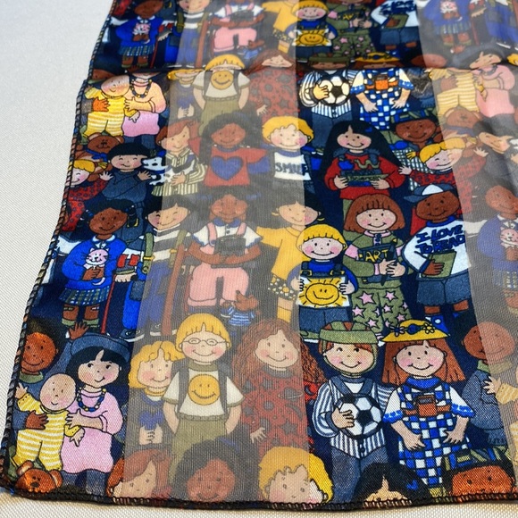 Kids Characters Smile I love bread Characters Scarf Multicolour - Picture 6 of 8